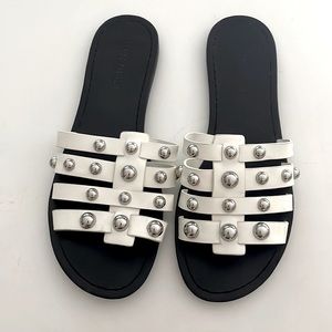 Studded Marc Fisher flats timeless style